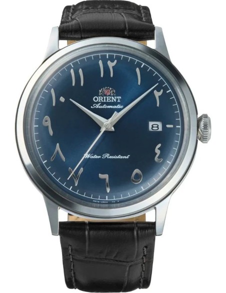 reloj automático hombre Orient Bambino Arabic Dial "Desert Night" RA-AC0036L 40.5mm correa de cuero Cal.  F6724